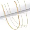 Accesorios transfronterizos de gran venta en Europa y América: accesorio de cintura de moda con lentejuelas sexy en capas con corazón de pedrería y cadena de metal para mujer
