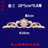 Tallado en Madera Dongyang Piezas de Flor Tallada en Madera Calcomanía Decorativa Tallada en Madera Cabezal de Puerta de Madera Maciza Marco de Puerta de Flor Larga Pared de Fondo Flor de Madera