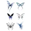 Item popular transfronteiriço: Adesivos de Tatuagem Temporária Estilo Ins Personalizados Garota Picante Borboleta 3D Florais Trepadeiras Clavícula Braço em Estoque