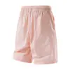 [Venda Direta da Fábrica] Popular no Verão Tendência Jovem Moda Coreana Shorts Versátil Praia Respirável Calça de Cinco Pontos