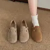 Zapatos planos, retro y versátiles, mocasines sin cordones de suela blanda para mujer, nuevo modelo popular de otoño 2026, zapatos Birkenstock completamente cerrados