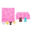 Set Navideño de Repostería Transfronteriza Calcetín Navideño Árbol de Navidad Alce Trineo Copo de Nieve Campana Hoja de Acebo Decoración Navideña