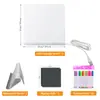 Placa Acrílica Pintável Transfronteiriça Placa de Pintura Luminária Noturna, Presente de Aniversário Perfeito, Ornamento Decorativo, Produto Novo, Alimentado por USB