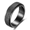 Aço titânio anel rotativo fosco multicor simples ins Coringa 6MM anel de descompressão de aço inoxidável fabricantes atacado