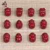 Mineral Crudo Oro Morado Arena Estéreo Zodiaco Pulsera Tejida Cuerda Roja Colgante Llavero Accesorios DIY Material