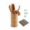 Pinça de Bambu para Chá Acessórios para Conjunto de Chá Japonês Cerimônia do Chá Conjunto de Seis Peças Pinça Clipe para Xícara de Chá Conjunto de 6 Peças Balde Decoração Tecido Fábrica