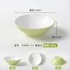 Platos de Cena Auto-Servicio de Dos Colores Comerciales, Vajilla de Melamina para Restaurantes de Comida Rápida, Juego Pequeño de Tazones y Platos, Platos de Comida Rápida para Cantinas de Fábrica, Uso Comercial