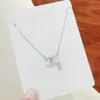 2026 Nuevo Color-Preservante Extra Largo Collar al por Mayor Nicho Versátil Hoja Mariposa Ángel Colgante Cadena Clavícula Joyería para Mujeres