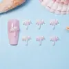 Ins shell aurora white sereia rabo de peixe decorações para unhas resina pequenos acessórios diy brincos concha unhas postiças acessórios