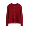 Suéter de Tricô com Tranças de Alta Qualidade, Estilo Coreano, Caimento Solto, para Outono e Inverno, Blusa de Manga Longa, Cardigan, Jaqueta para Mulheres