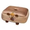 Cojín de Rota de Hielo Cojín Lumbar Sedentario para Oficina Asiento de Coche de Práctica Sofá Tatami Espesado Otoño e Invierno Cojín de Asiento de Dibujos Animados