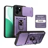 Funda para teléfono antica con ventana deslizante antica antica para Oppo A6X, funda protectora magnética para coche Reno15, Realme16