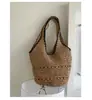 Bolsa de Red de Ganchillo Estilo Nuevo 2026 para Mujer, Bolsa de Playa de Verano, Bolso Tote Hueco Tejido a Mano al por Mayor
