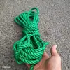 Corda de nylon verde 4MM5MM6MM8MM10MM corda de polietileno embalagem em arco rede de amarração