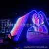 Iluminação LED à Prova d'Água para Exterior, Tridimensional por Gestos, em Forma de Arco, para Pontos Turísticos e Parques, Luzes de Paisagem Interativas para Festivais de Iluminação