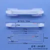 Asas de Plástico Suave de Colores en Stock, Asas de Plástico Transparente, Asas para Cajas de Papel, Asas para Cajas de Embalaje, Asas de Transporte Engrosadas