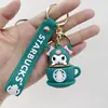 Set Grande Sanrio para Starbucks Transfronterizo Llavero Colgante de Kuromi Sanrio Colgante de Taza Accesorios para Bolsos