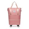 Bolsa Trolley Plegable Ligera de Gran Capacidad para Mujer con Rueda Universal y Polea, Bolsa de Viaje, Almacenamiento para Compras, Bolsa Duffel