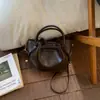 Bolsas de Couro Coreanas de Nicho, Bolsas Transversais, Bolsas Tote Femininas, Bolsas Versáteis da Moda para o Dia a Dia, Bolsas de Ombro Tipo Saco com Textura