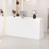 Mostrador isla para tienda de ropa, mostrador de recepción, mostrador de bar de lujo para empresa, mostrador de recepción, salón de belleza, mesa de mostrador pequeña para supermercado
