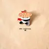 Broche de Panda Kung Fu Chino Dibujo Animado Tendencia Nacional Estilo Antiguo Cultura de Artes Marciales Insignia de Metal Accesorios para Bolsas Regalo de Viaje