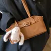 Bolso Moderno y Sencillo para Mujer, Nuevo Estilo Invierno 2025, Bolso de Hombro Bajo Brazo Retro de Alta Gama, Bolso Cruzado Versátil