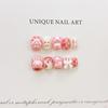 Serie de dibujos animados linda Yihe Nail Art Armadura usada a mano Corta pintada a mano Amasado Lindas tabletas de fototerapia para arte de uñas