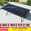 Mesa Silla Barbacoa Exterior Patio Aluminio Fundido Jardín Balcón Exterior Casual Eléctrica Carbón Asado Aleación de Aluminio Comida Mesa de Té Combinación