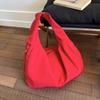 Bolsa de Axila Relaxada Estilo Coreano para Mulheres, Nova Bolsa de Ombro Casual de Grande Capacidade Ultraleve para Compras, Bolsa Tote para o Dia a Dia, Tendência