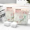 Serie de Conejos de Algodón Toalla Limpiadora Desechable de Algodón Cápsulas de Mascarilla Facial Hisopo de Algodón Belleza Facial Compresa Húmeda Hidratante Desmaquillante Hoja de Algodón