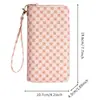 Adaptar para Bolsas para Mulheres, Novas Carteiras Longas Florais, Bolsas de Mão (Clutches), Bolsas para Celular, Porta-Moedas, Bolsas Multifuncionais para Cartões, Bolsas com Zíper