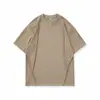 Ropa para Hombre Xintang Camiseta de Manga Corta con Retazos Estilo Retro Americano para Hombre, Nuevo Estilo de Verano, Holgada, Transpirable, de Secado Rápido, Top de Manga Media