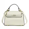 2026 Nova Moda Brilhante Padrão Crocodilo Bolsa Kelly Feminina Ombro Transversal Leve Luxo Bolsa de Mão Pequena Quadrada