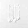 Calcetines de Punto Retorcido con Puntos para Primavera y Otoño de Doble Aguja a Media Pantorrilla Color Sólido Unisex Calcetines Altos para Bebé Calcetines a Media Pantorrilla para Niños Bebé Pequeño