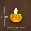 Decoración de Halloween Calabaza Fantasma Figuras Lindas Accesorios de Decoración DIY Paisaje en Miniatura Escritorio Coche Adornos