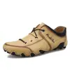 Sapatos Masculinos de Tamanho Grande para Travessia de Fronteira 2021 Novos Tênis Esportivos Versáteis Sapatos de Couro Genuíno com Solado Macio Sapatos Casuais de Couro Masculinos para Jovens