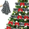 Fita Colorida Streamers Bestseller de Natal 50FT 2 metros 5 metros 10 metros Verde Escuro Borda Branca Laço 15 metros Tira de Pelo Dropshipping Transfronteiriço