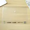 Bolsa de Arquivo Transparente à Prova d'Água A4 Plástico PP Bolsa de Armazenamento de Documentos para Estudante Bolsa para Provas Bolsa de Arquivo Personalizada