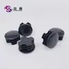 Tapón Curvo de 28 mm Tapón Redondo para Tubo de 28 mm Tapón de Plástico al Vacío Chapado Tapón Redondo para Tubo de Plástico PP Tapón Profesional para Muebles