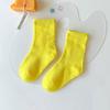 Nuevos calcetines de tubo de malla hueca para niños de verano, moda pastoral de ventilador, calcetines finos de algodón para bebé, fabricantes al por mayor