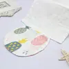 Toalla absorbente para bebé, almohadilla de gasa para niños, toalla para la espalda, algodón puro Clase A con estampado de dibujos animados, toalla absorbente a prueba de sudor para bebé de jardín de infantes