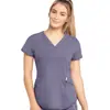 Conjunto de Uniforme de Enfermera Esteticista Oral y Dental, Ropa de Trabajo Profesional Médico-Estética, Resistente a Manchas, Lavable, Corte Ajustado y Favorecedor