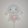 Celebridade da Internet Transfronteiriça Grande Clipe Vara de Puxar Filme de Alumínio Animal de Desenho Peppa Pig Balão Brilhante Atacado Barraca de Rua de Mercado Noturno Atacado