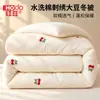 Colcha bordada de fibra de soja para inverno, colcha de inverno para dormitórios estudantis, colcha de primavera e outono, colcha de algodão, colcha para todas as estações e colcha de ar condicionado