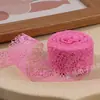 Atacado spot Renda elástica de poliéster 4cm Renda de nylon em semicírculo Renda feita à mão acessórios para roupas íntimas e vestuário Renda