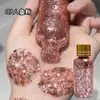 Sombra de Ojos Líquida Roja con Lentejuelas Vnkt Maquillaje de Escenario Gel con Brillantina Super Brillante Maquillaje de Ojos de Cristal Maquillaje de Espectáculo