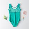 Chaleco de algodón con encaje de verano, ropa de práctica de baile para niños, ropa de examen corporal para danza popular china, ballet, para mujeres