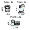 Celebridad de internet linda alpaca Biyaya prendedor de pecho animal pequeño creativo insignia inglesa sombrero mochila lindo accesorio pequeño fijo