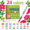Marcadores acrílicos líquidos directos de punta suave, 120 colores, diseño sin presión, para arte estudiantil, manualidades, dibujo a mano y pintura, marcadores al por mayor