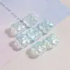 Corrente para Celular com Contas de Trevo de Quatro Folhas Colorido com Padrão Banhado a Ouro Haijia Material DIY Peças Decorativas Pequenas ABS